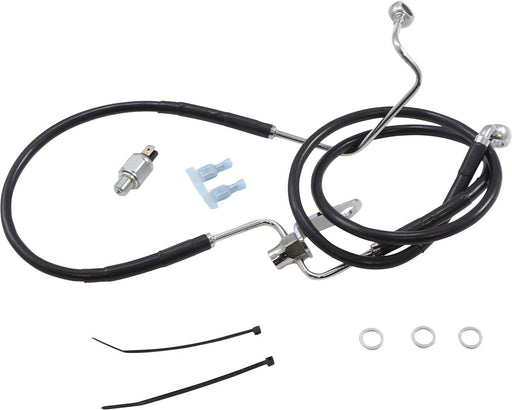 Extended Length Black Vinyl Brake Line Kit