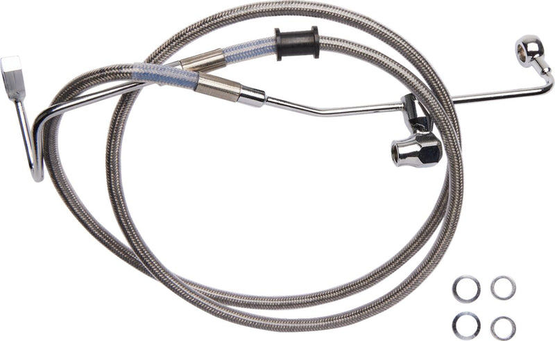 Drag Specialties Rear Brake Line Fits Harley-Davidson Touring Models 2014-2022