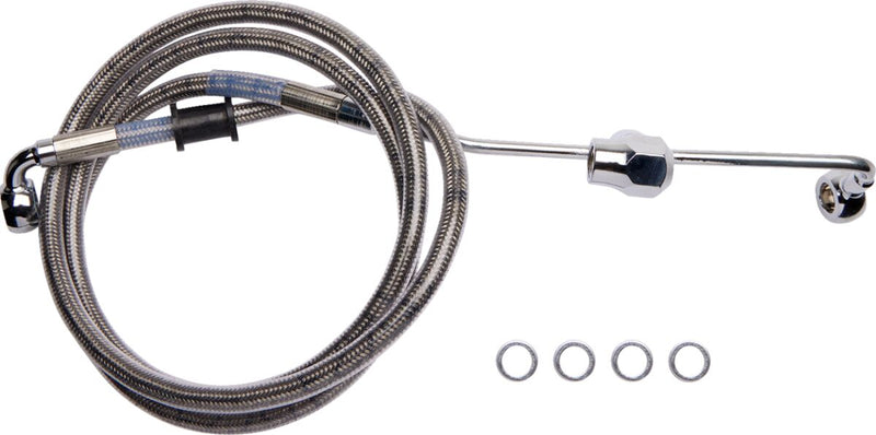 Drag Specialties Rear Brake Line Fits Harley-Davidson Touring Models 2014-2019