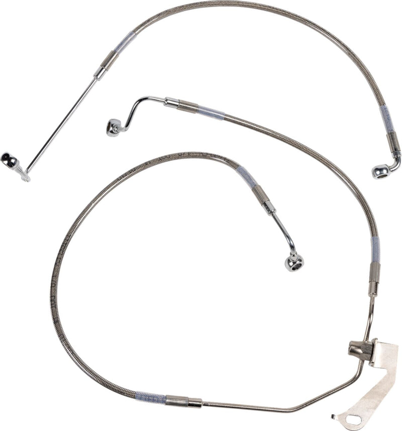 Drag Specialties Rear Brake Line Fits Harley-Davidson Touring Models 2009-2013