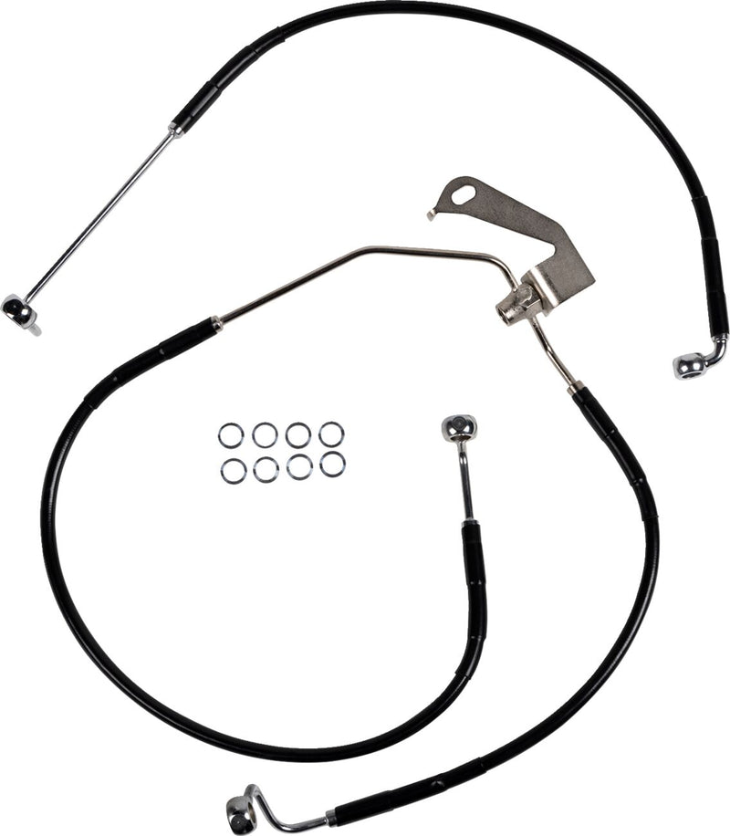 Drag Specialties Rear Brake Line Fits Harley-Davidson Touring Models 2009-2013