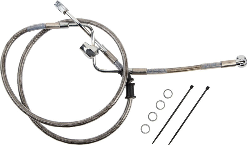 Drag Specialties Rear Brake Line Fits Harley-Davidson Softail Models 2018-2024