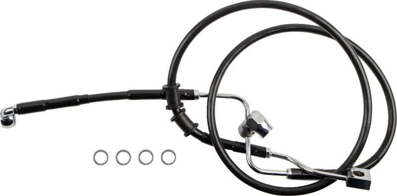 Drag Specialties Rear Brake Line Fits Harley-Davidson Softail Models 2018-2024
