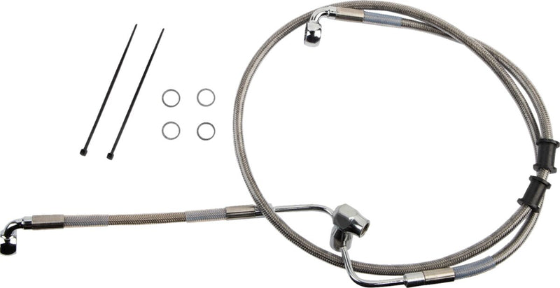 Drag Specialties Rear Brake Line Fits Harley-Davidson Softail Models 2021-2021