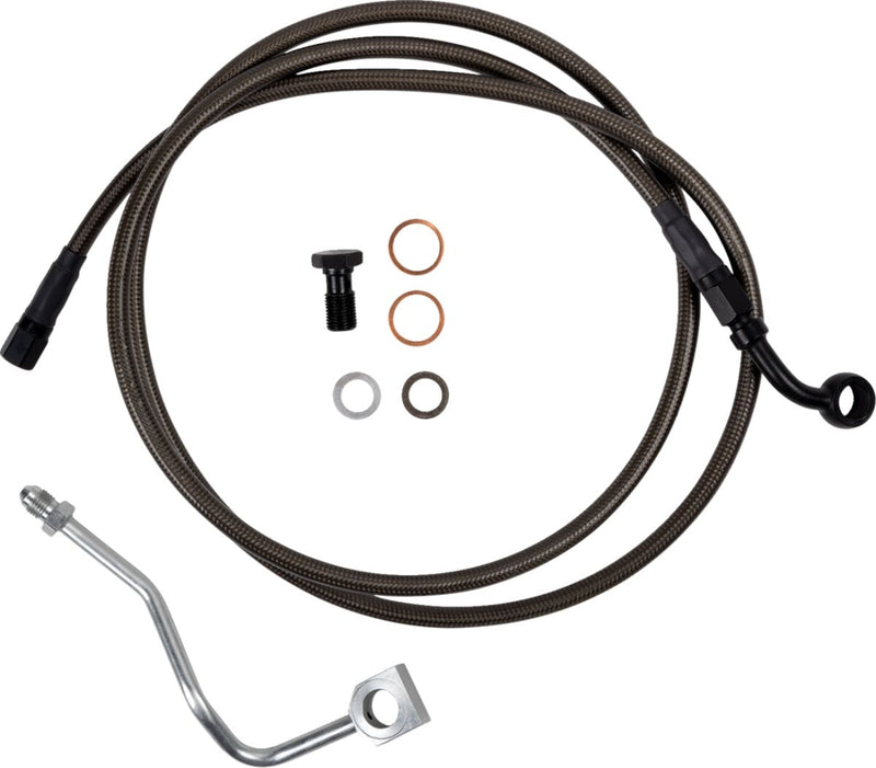 Barnett Upper Brake Line for 2023-2024 Harley-Davidson FLTRXSE 1977 ABS Black Oversize [6"] Each