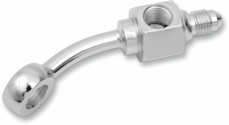 Drag Specialties Chrome Steel Banjo Fitting