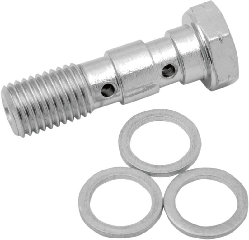 Drag Specialties Universal Chrome Steel Banjo Bolt