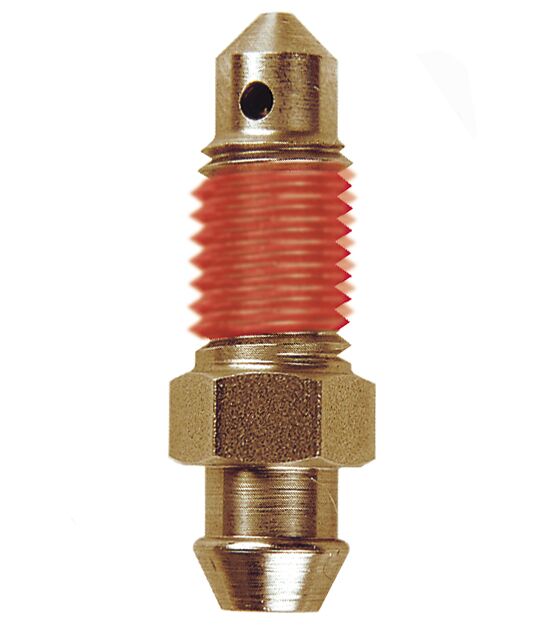 Goodridge Bleeder Nipples, Bleeder Nipple Cap and Speed Bleeders Carbon Steel Zinc Plated #BN510PSB