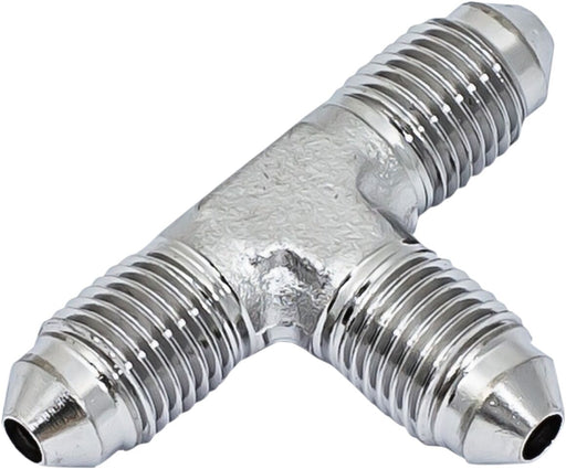Goodridge Brake Line Tee Fitting Silver Junction Block Stainless Steel #AN824-03C