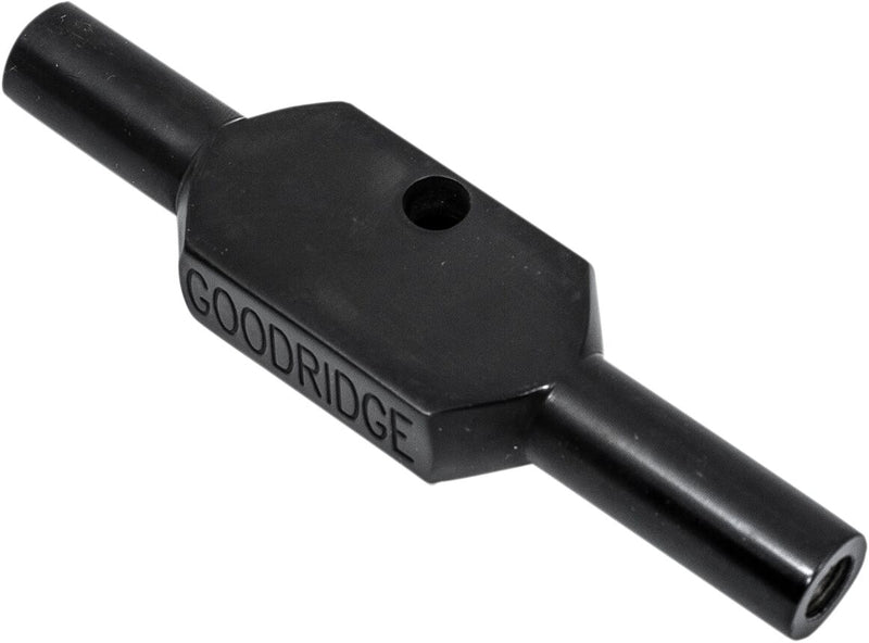 Goodridge Brake Line Tee Fitting Black Junction Block Stainless Steel #MCHD-001EBK