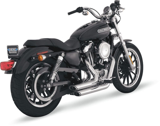 Vance & Hines Shortshots Staggered NON-PCX In Chrome For Harley-Davidson 2004-2013 Sportster Motorcycles