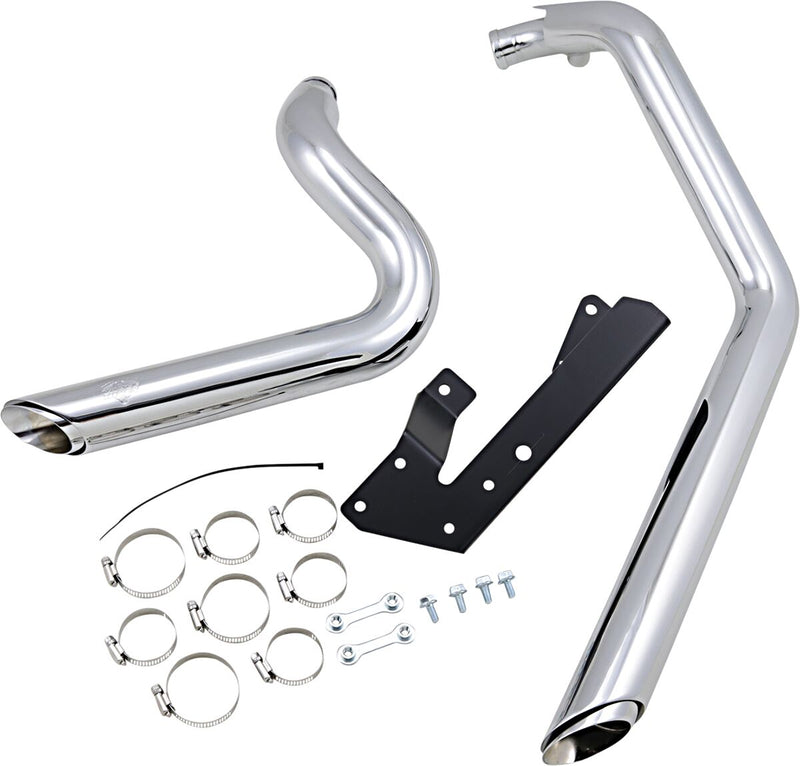 Vance & Hines Shortshots Staggered NON-PCX In Chrome For Harley-Davidson 2004-2013 Sportster Motorcycles #17219