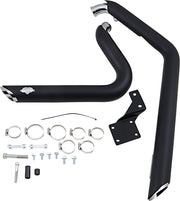 Vance & Hines Shortshots Staggered Performance Exhaust Kit NON-PCX In Black For Harley-Davidson 1986-2017 Softail Motorcycles #47221