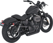 Vance & Hines Shortshots Staggered NON-PCX In Black For Harley-Davidson 2004-2013 Sportster Motorcycles #47219