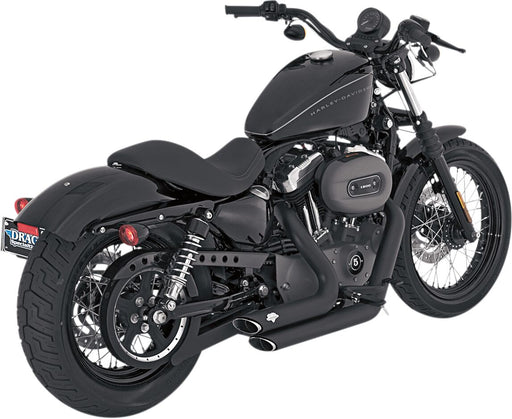 Vance & Hines Shortshots Staggered NON-PCX In Black For Harley-Davidson 2004-2013 Sportster Motorcycles