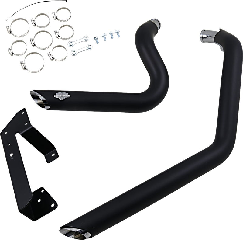 Vance & Hines Shortshots Staggered NON-PCX In Black For Harley-Davidson 2004-2013 Sportster Motorcycles #47219