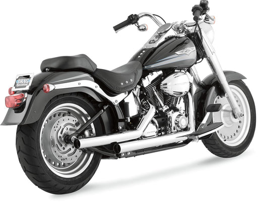 Vance & Hines Straightshots Performance Exhaust Kit NON-PCX for Harley-Davidson 1986-2011 Softail Motorcycles Chrome