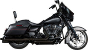Khrome Werks Eclipse Dominator 2:2 3-Stepped Header, 4.5" Mufflers W/Tracer Tips for 2009-2016 Harley-Davidson Touring Motorcycles