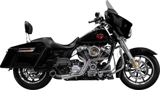 Trask Chrome Nasty Bastard 2 into 1 Exhaust for 2017-2025 Harley-Davidson Touring Models