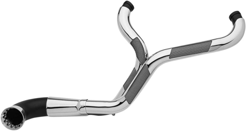 Trask Chrome Nasty Bastard 2 into 1 Exhaust for 2017-2025 Harley-Davidson Touring Models #TM-5720CH