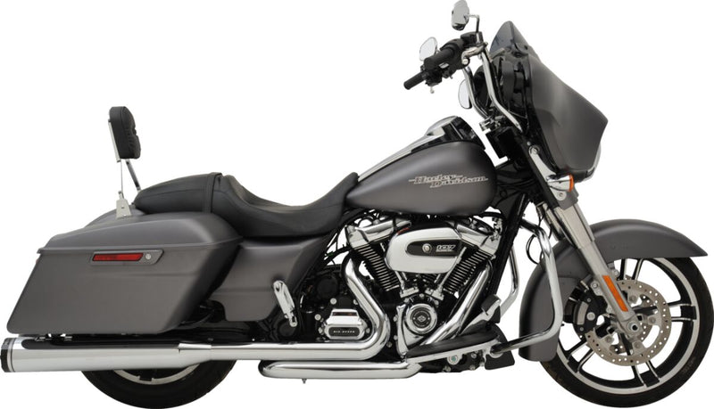 Khrome Werks Chrome Dominator 2:2 3-Step Header 4.5" Mufflers W/Tracer Tips for 2017-2025 Harley-Davidson Touring Motorcycles