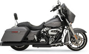Khrome Werks Black Dominator 2:2 3-Step Header 4.5" Mufflers W/Tracer Tips for 2017-2025 Harley-Davidson Touring Motorcycles
