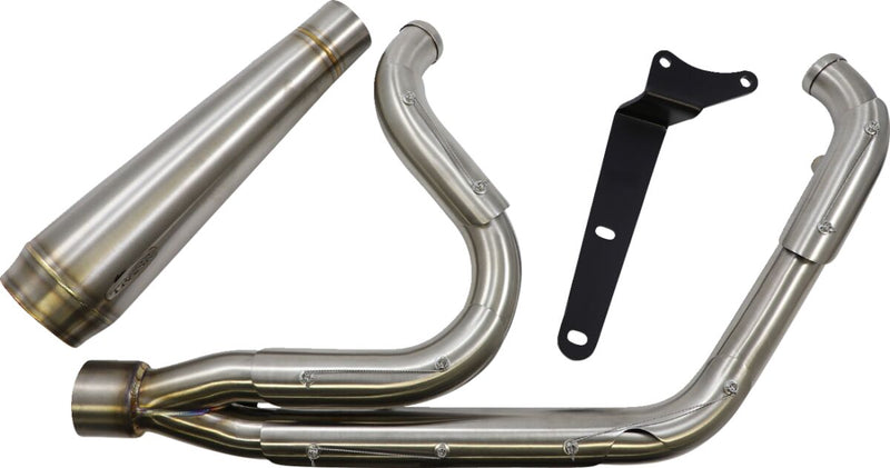 Trask Stainless Assault 2-into-1 Straight Exhaust for 2009-2016 Harley-Davidson Touring Models