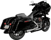 Trask Stainless Steel Assault 2-into-1 Straight Exhaust for 2017-2025 Harley-Davidson Touring Models #TM-5010