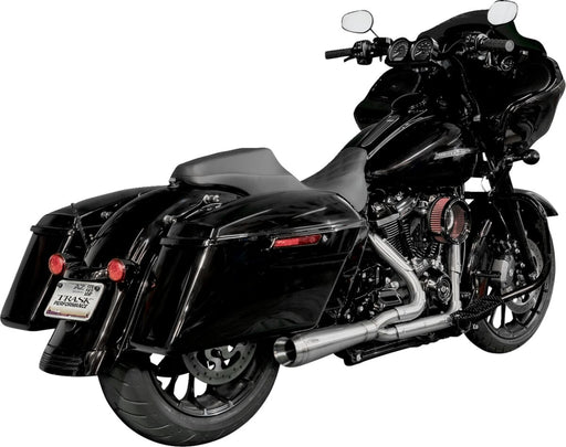 Trask Stainless Steel Assault 2-into-1 Straight Exhaust for 2017-2025 Harley-Davidson Touring Models