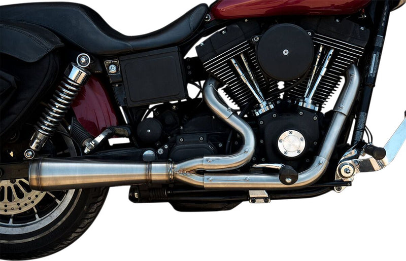 Trask Stainless Steel Assault 2-into-1 Exhaust for 1991-2005 Harley-Davidson Dyna #TM-5021