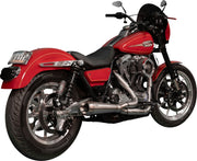 Trask Stainless Steel Assault 2-into-1 Exhaust for 1984-1994,1999-2000 Harley-Davidson FXR Motorcycles Raw