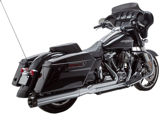 S&S Cycle Chrome Race Only Sidewinder 2-into-1 Exhaust System for 2017-2025 Harley-Davidson Touring Models
