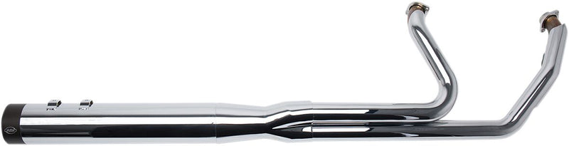S&S Cycle Chrome Race Only Sidewinder 2-into-1 Exhaust System for 2017-2025 Harley-Davidson Touring Models