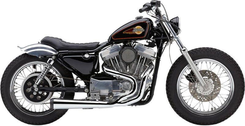 Cobra El Diablo 2 Into 1 Exhaust Kit In Chrome For Harley-Davidson 1986-2003 Sportster Models