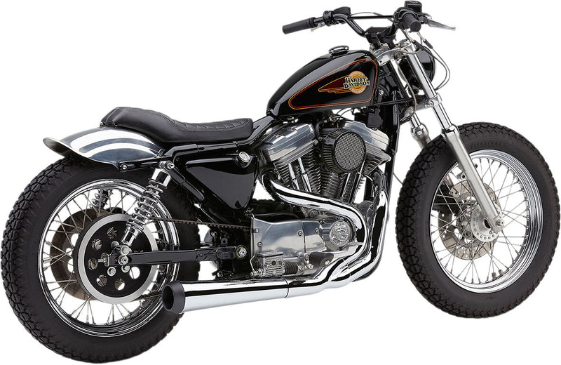 Cobra El Diablo 2 Into 1 Exhaust Kit In Chrome For Harley-Davidson 1986-2003 Sportster Models