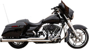 S&S Cycle Chrome Sidewinder 2-into-1 Exhaust System for 1995-2016 Harley-Davidson Touring Models #550-0776