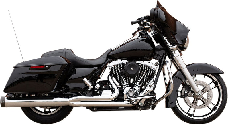 S&S Cycle Chrome Sidewinder 2-into-1 Exhaust System for 1995-2016 Harley-Davidson Touring Models