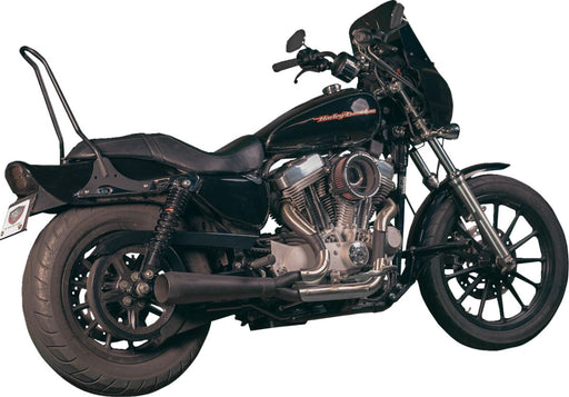 Trask Ceramic Black Assault 2-Into-1 Exhaust System for 2006-2017 Harley-Davidson Dyna
