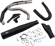 S&S Cycle Ceramic Black Superstreet 2 into 1 Exhaust System for 2018-2022 Harley-Davidson Softail #550-0857