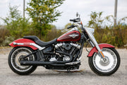 S&S Cycle Ceramic Black Superstreet 2 into 1 Exhaust System for 2018-2022 Harley-Davidson Softail #550-0857
