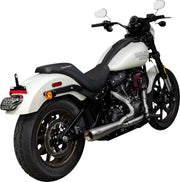 Trask Stainless Assault 2-Into-1 Exhaust System for 2018-2026 Harley-Davidson Softail Stainless Steel #TM-5052