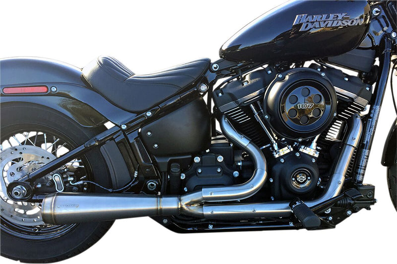 Trask Stainless Assault 2-Into-1 Exhaust System for 2018-2026 Harley-Davidson Softail Stainless Steel #TM-5052
