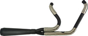 Trask Black/Stainless Assault 2-Into-1 Exhaust System for 2018-2026 Harley-Davidson Softail Black| Ceramic| Mild Steel