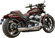 S&S Cycle Chrome SuperStreet 2:1 50 State Exhaust System for 2018-2022 Harley-Davidson Softail #550-0847B