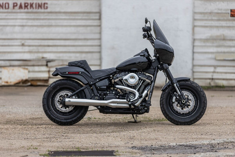 S&S Cycle Chrome SuperStreet 2:1 50 State Exhaust System for 2018-2022 Harley-Davidson Softail