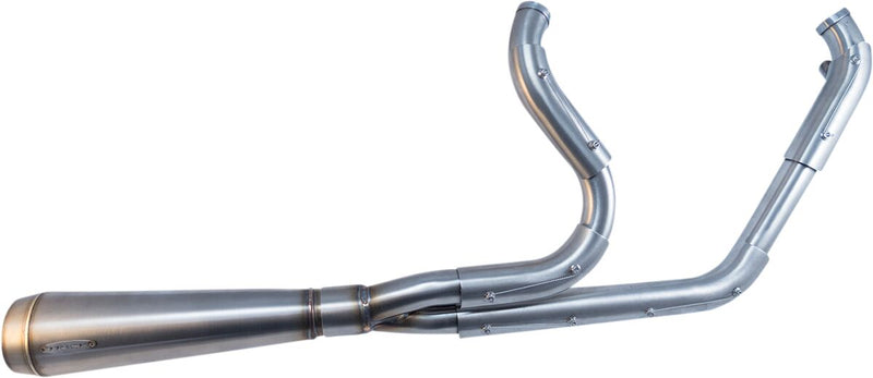Trask Stainless Steel Assault 2-into-1 Exhaust System for 2007-2017 Harley-Davidson Softail Brushed| Stainless Steel
