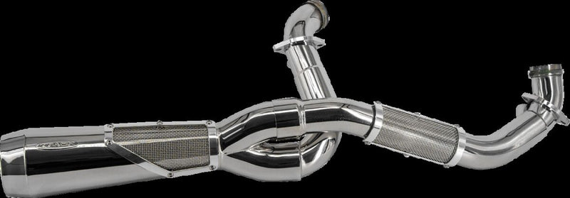 Trask Brushed Stainless Steel Big Sexy Exhaust System for 2017-2025 Harley-Davidson Touring Models #TM-5110