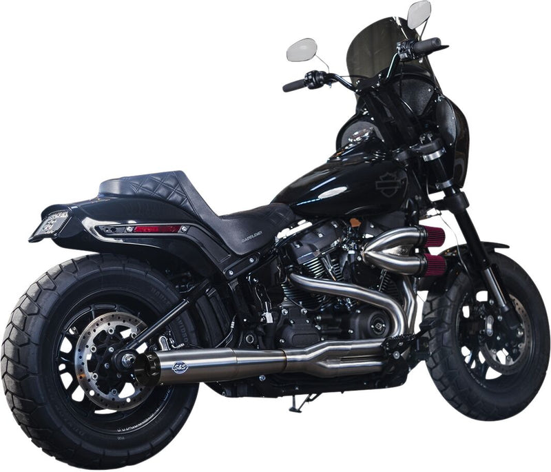 S&S Cycle Superstreet 2 Into 1 Exhaust System for 2018-2024 Harley-Davidson Softail