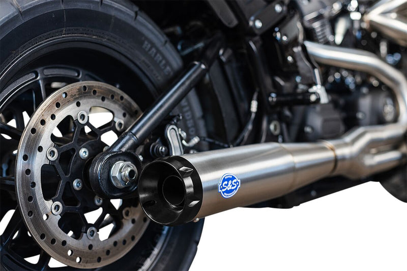 S&S Cycle Superstreet 2 Into 1 Exhaust System for 2018-2024 Harley-Davidson Softail