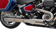 S&S Cycle Superstreet 2 Into 1 Exhaust System for 2018-2024 Harley-Davidson Softail